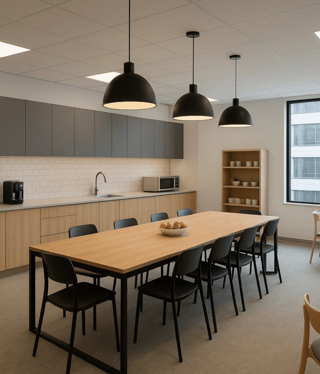 Minimal Pantry Area with a Simple Look